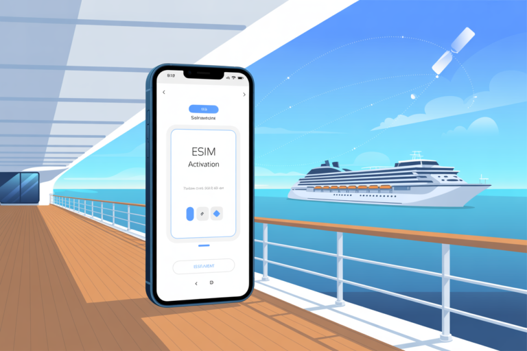 eSIM cruise ships - Stay Connected at Sea