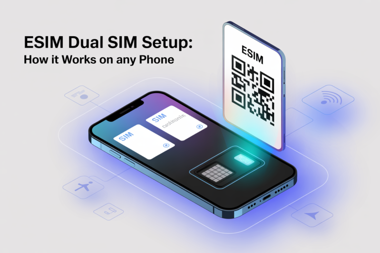 eSIM dual SIM setup - How it works on any phone